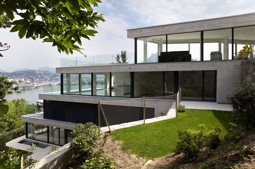 Designed modern house by the sea